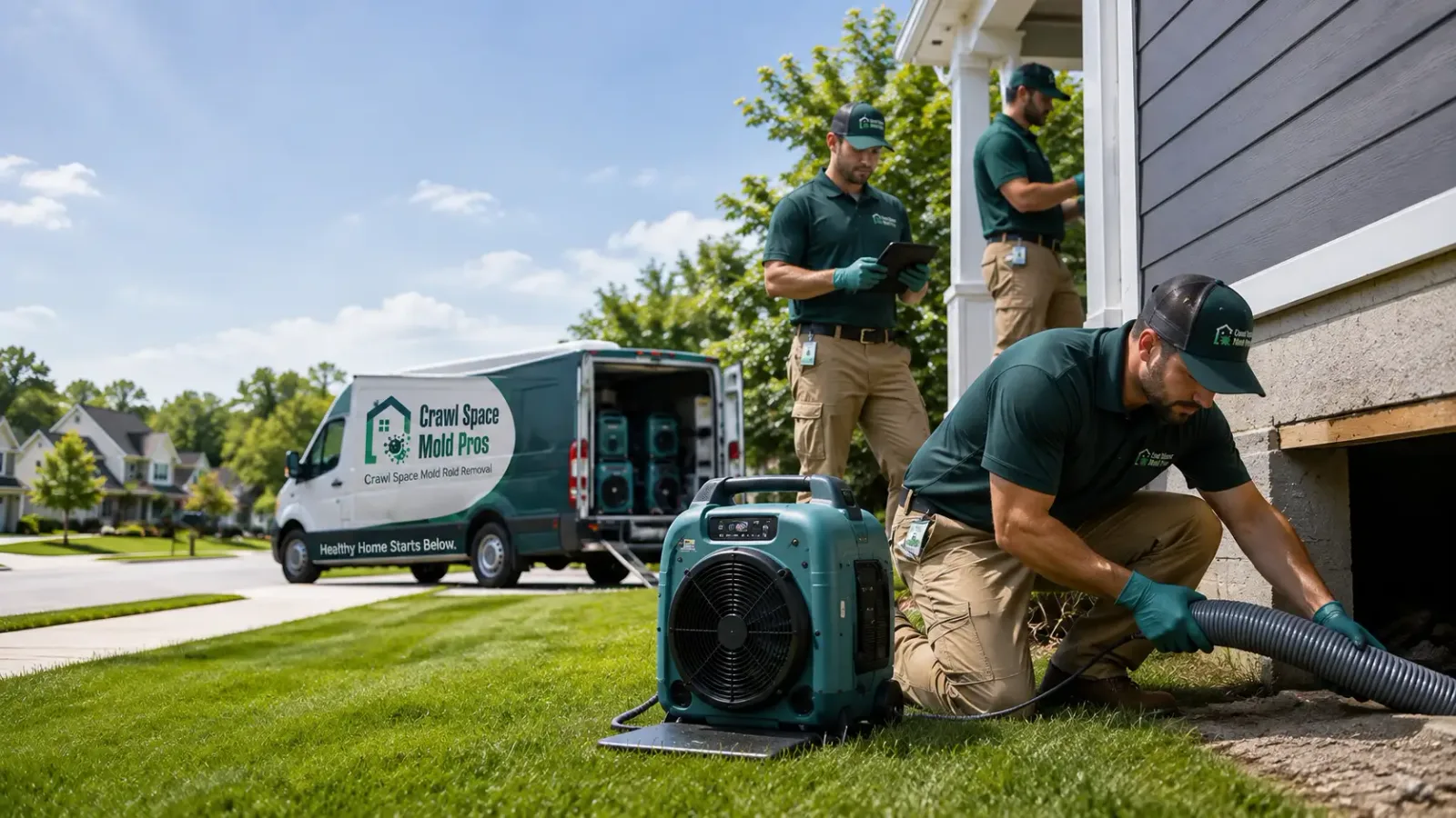 Crawl Space Mold Removal in Riverdale, CA